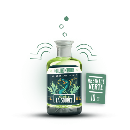 Absinthe de La Source 10cl - Distillerie Mouthier-Haute-Pierre