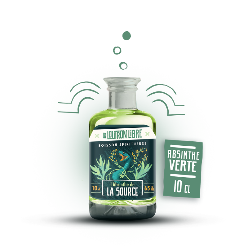 Absinthe de La Source 10cl - Distillerie Mouthier-Haute-Pierre